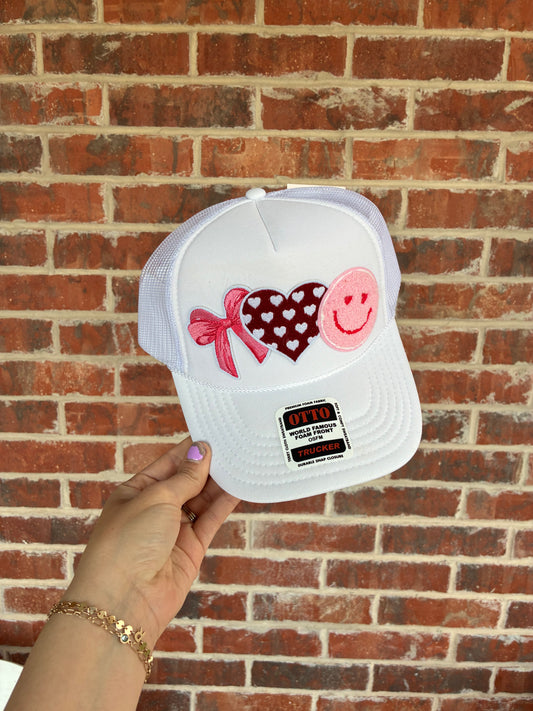 Bow valentine hat