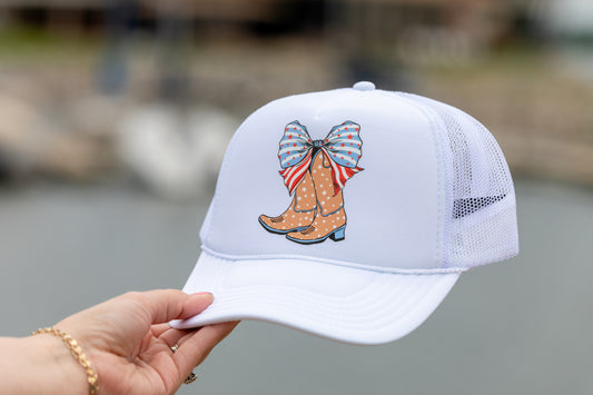 Cowgirl boots hat